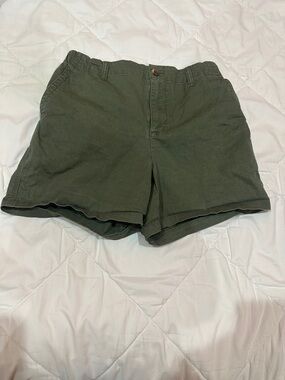Classic Women's Olive Cotton Shorts size M